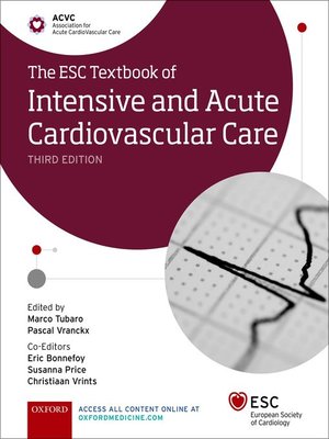 cover image of The ESC Textbook of Intensive and Acute Cardiovascular Care
